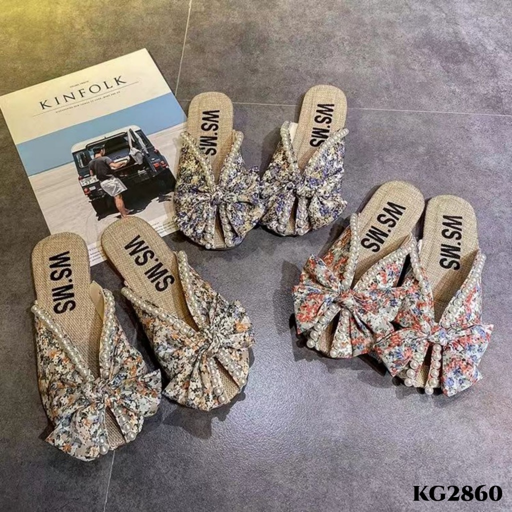 PRF Sandal Flat Slippers Fashion Korea KG2860