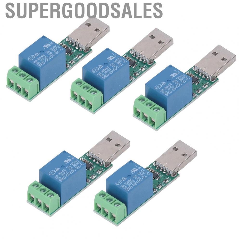 Supergoodsales Relay Board  1 Channel Durable Module Over Current Protection for PC