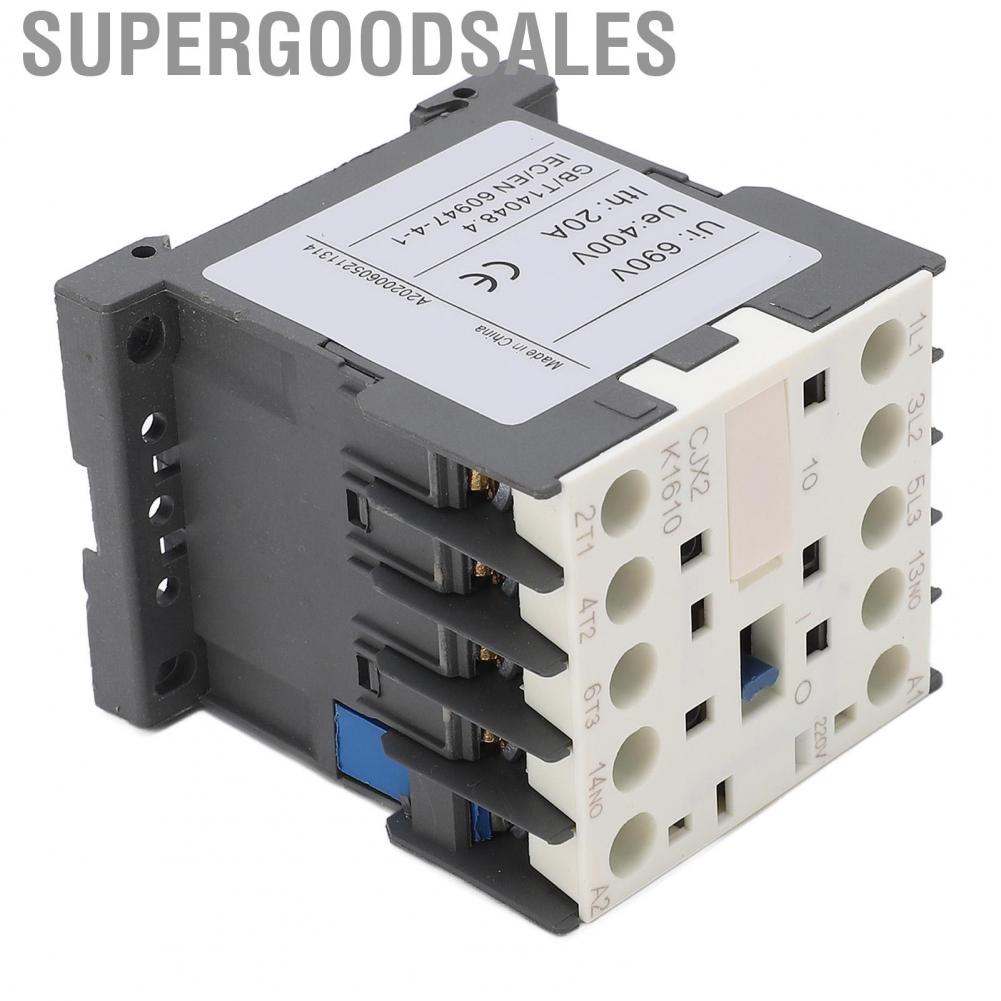 Supergoodsales Contactor Switch  Electrical Good Bearing  Low Power Consumption Silver Contact for Home