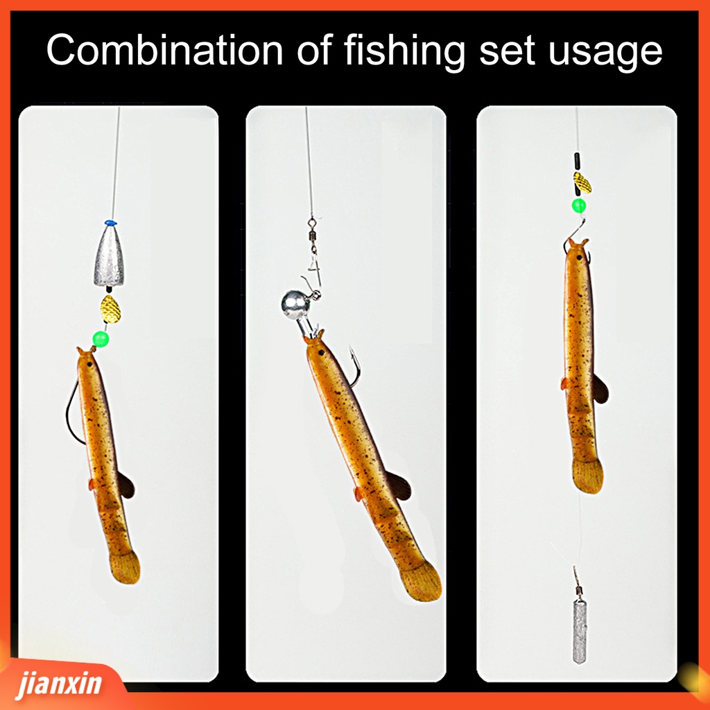 (In Stock) 5Pcs 6cm /1.4g Umpan Pancing Simulasi Kulit Hidup Warna Cerah Fleksibel Reusable Atraksi Ikan Universal Mini Buatan Loach Lembut Snakehead Umpan Peralatan Memancing