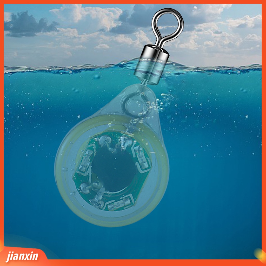 (In Stock) Memancing Umpan Lampu Deep Drop Underwater Simulasi Fisheye Tackle Profesional Attract Fish Tahan Air LED Lure Attractant Button Fish Gathering Light Outdoor Fishing