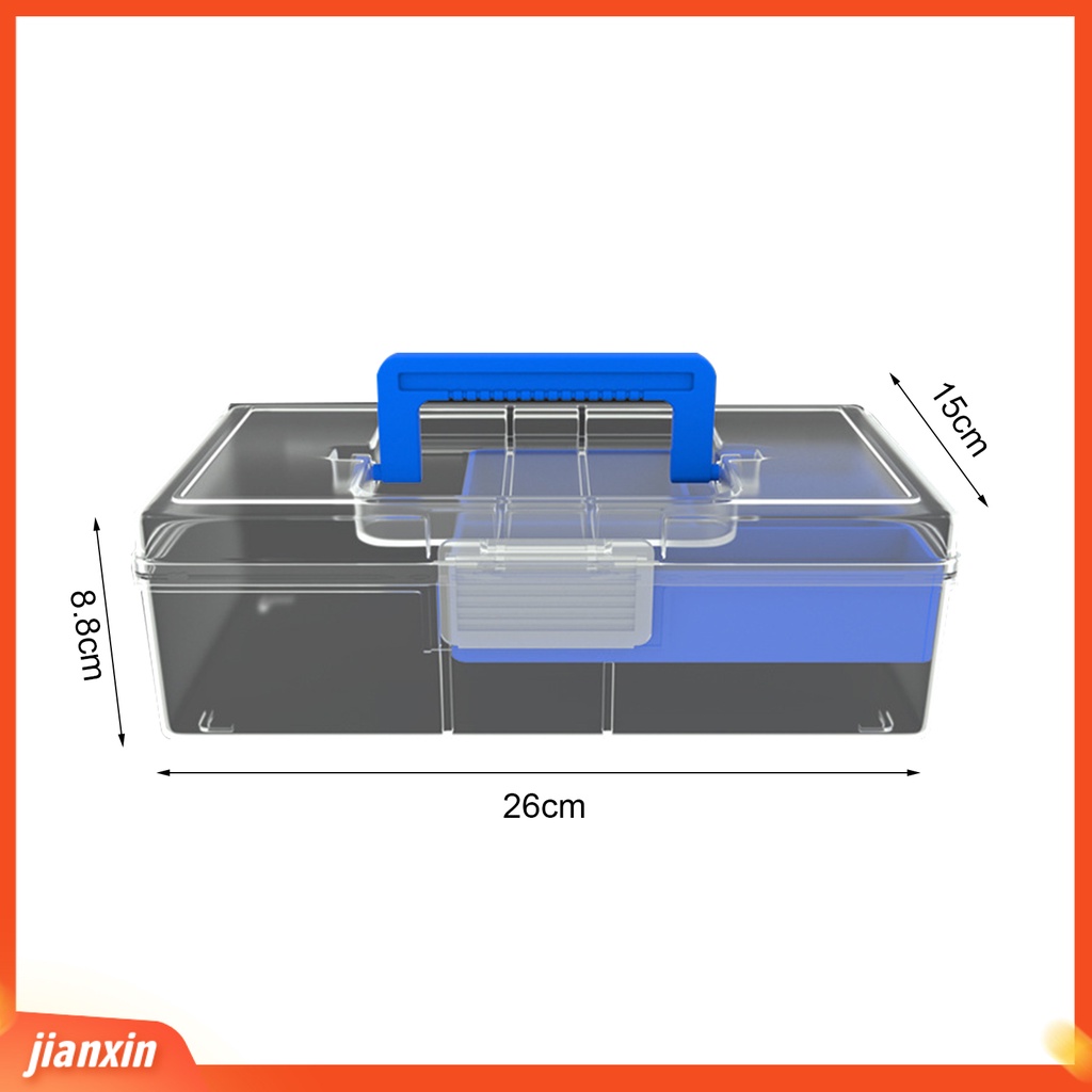 (In Stock) Kotak Alat Pancing Anti Air Anti-Tabrakan Bahan Plastik Beberapa Kegunaan Kotak Umpan Pancing Untuk Outdoor