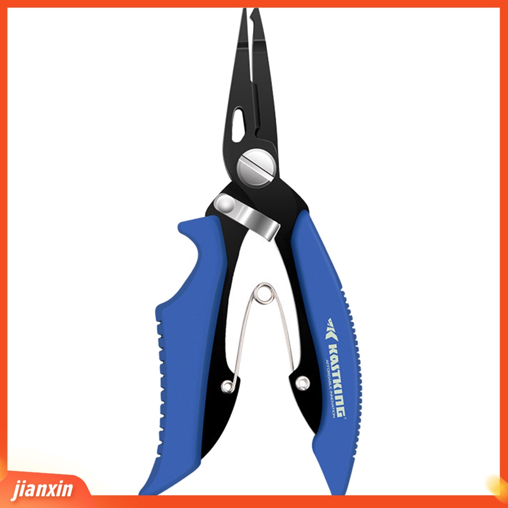 (In Stock) Tang Kait Ergonomics Anti-slip Pegangan Nyaman Kekuatan Tinggi Multifungsi Stainless Steel Air Asin Gear Memancing Tang Memancing Luar Ruangan