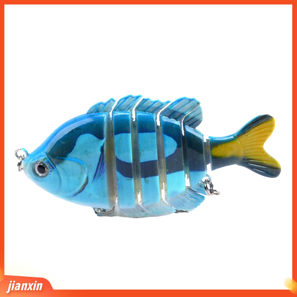 (In Stock) 8.5cm 25g Umpan Buatan Bionic 3D Eyes ABS 6segment Memancing Umpan Palsu Untuk Air Tawar