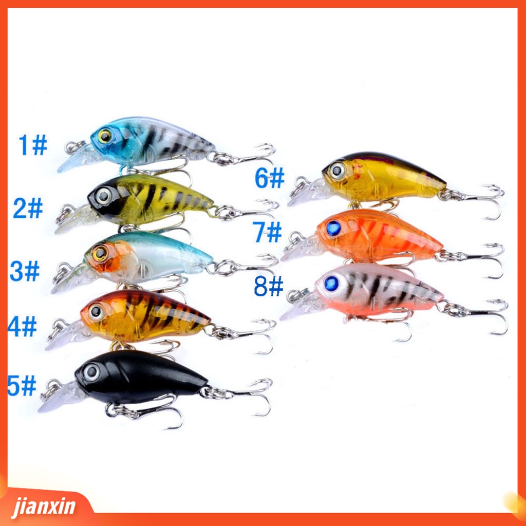 (In Stock) 8Pcs /Set Mini Bionic Lure Umpan Pancing Laut Keras Palsu Untuk Memancing