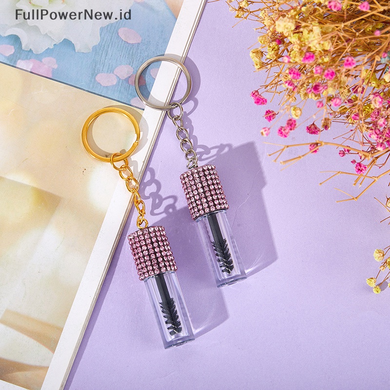 Power 1pcs Reusable Eyelash Extension Mini Maskara &amp; Bulu Mata Tongkat Brush Keyring ID