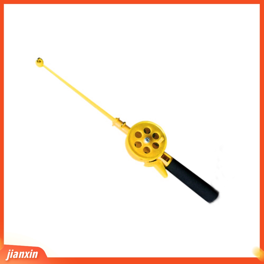 (In Stock) Tiang Plastik Pancing Es Portabel Anak Outdoor Dengan Aksesori Roda Gulungan