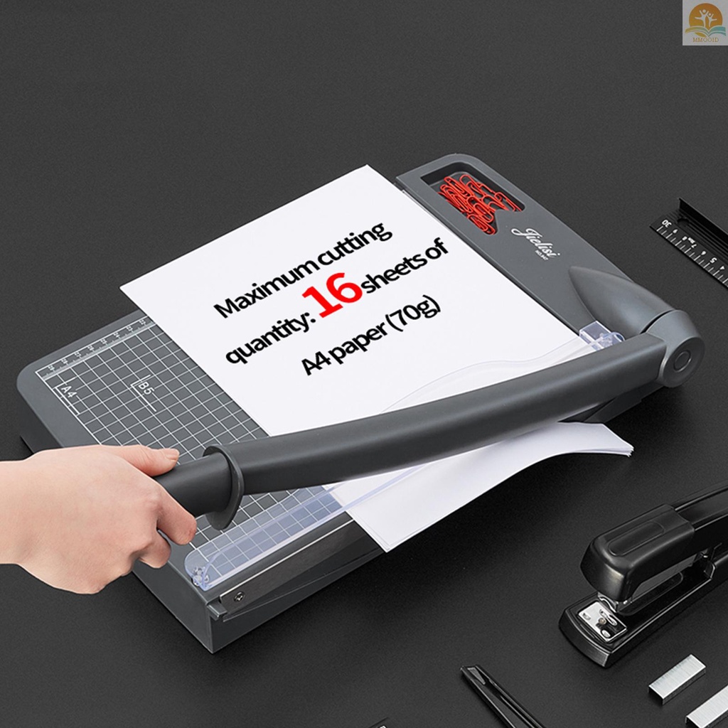 In Stock JIELISI Mini Paper Trimmer Guillotine Cutter A4 Panjang Potong Desktop Mesin Pemotong Kertas Dengan Keamanan Kepala Pemotong Untuk Kerajinan Kertas Foto Kartu Scrapbooking Kantor Rumah Su