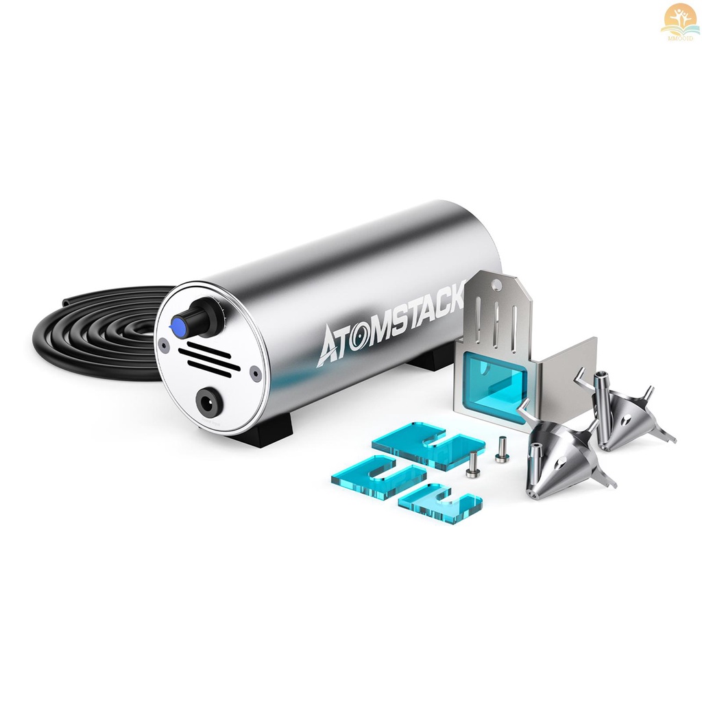 In Stock ATOMSTACK Laser Cutting/Engraving Aksesori Bantuan Udara Aliran Tinggi 10-30L/min Dapat Disesuaikan Untuk Menghilangkan Asap Dan Debu Mudah Dipasang Untuk ATOMSTACK A5 X7 S10 A10 PRO Lase