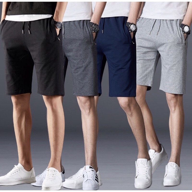 PROMO GILA!!! - Short Sweatpants Basic | Boardshort | Celana Pendek Pria Full Katun Fleece Casual Murah Best Seller