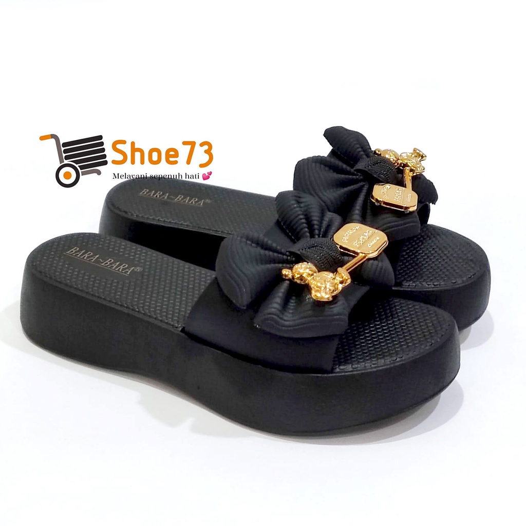 BARA-BARA JSL 2203 B-9 SIZE 36-40 ORIGINAL l Sandal Selop Pita Jelly Wanita l Sendal Kokop Cewek Impor