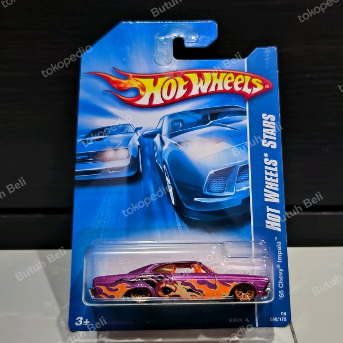 TERBARU Diecast Hotwheels 65 Chevy Impala (ungu) ORIGINAL