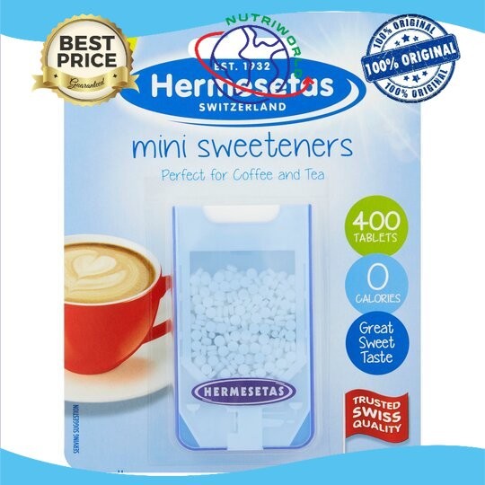 

Hermesetas Sweetener Tablets 400pk