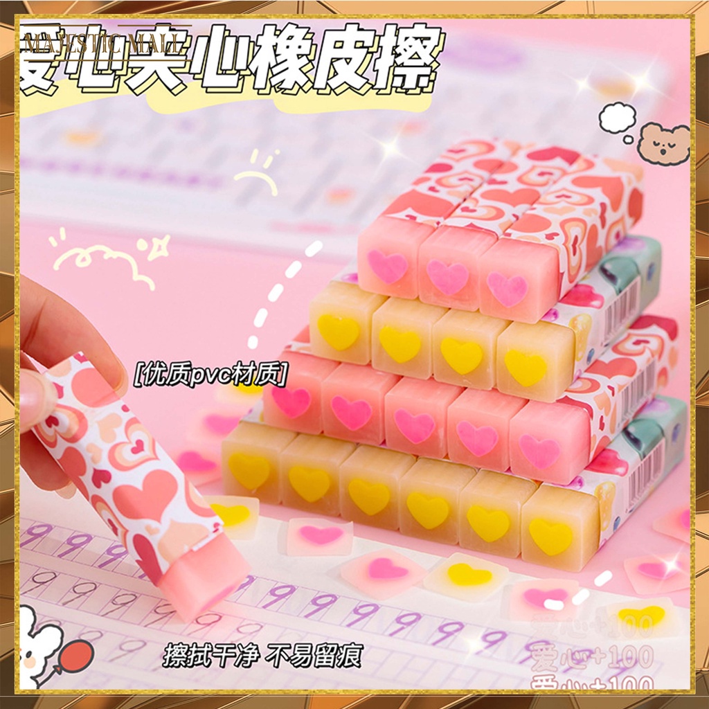 

Penghapus Pensil Karet Sekolah Motif Love Bahan Import Lucu ℳℳ 1080
