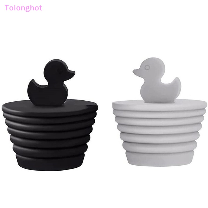 Tolonghot&gt; Sumbat Bathtub 2Pcs Universal Tub Stopper Dapur Silikon Bath Plug Lucu Sumbat Saluran Bathtub Plug Untuk Wastafel Kamar Mandi Sumur