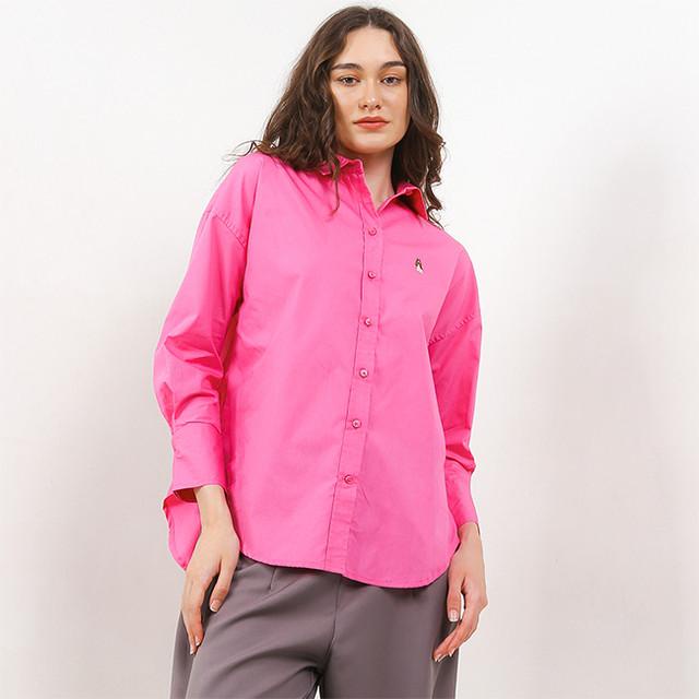 TERLARIS Hush Puppies Kemeja Wanita Petunia Fuchsia