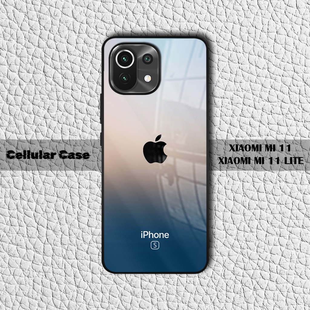 [CS36] Case Glossy Xiaomi Mi 11 11Lite 4G 5G |Softcase Hardcase Logo Apple Iphone
