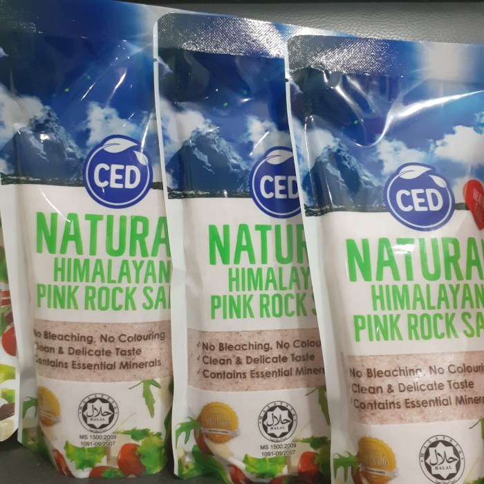 

✨Ready Stok✨ - himalayan pink salt 1 kg. garam himalaya- 1.2.23