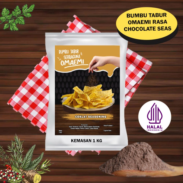 

✨Ready Stok✨ - BUMBU TABUR COKLAT SEASONING HALAL KUALITAS TERJAMIN 1 KG- 1.2.23