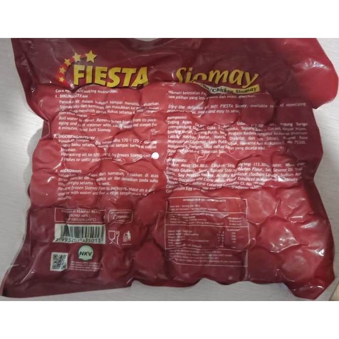 

✨Ready Stok✨ - Fiesta Siomay Ayam 50pcs 900gr