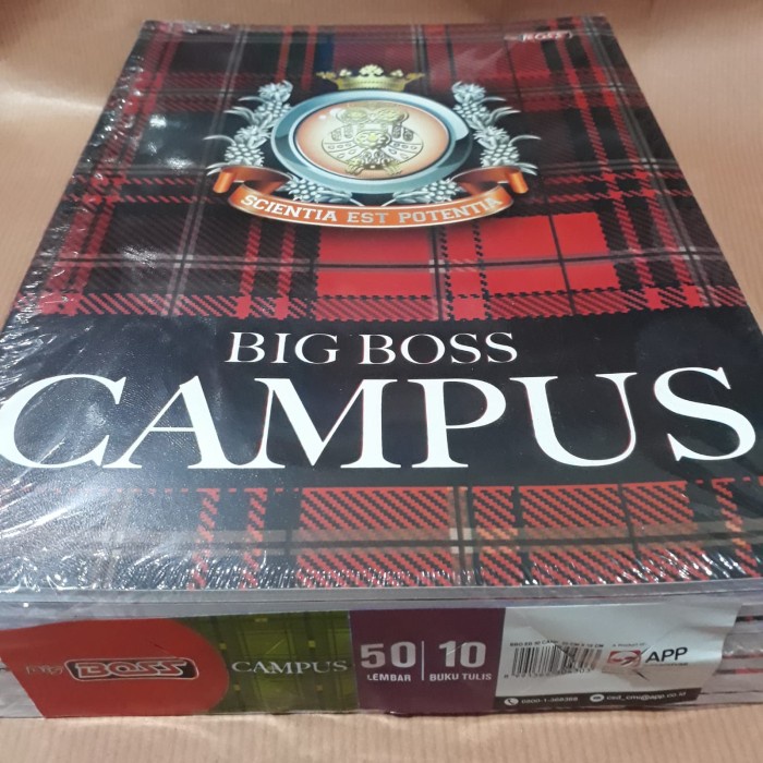 

✨BISA COD✨ -BUKU TULIS BOXY CAMPUS ISI 50 LEMBAR
