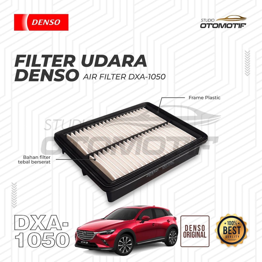 FILTER UDARA MAZDA CX3 1500cc MAZDA 3 2015 DENSO ORIGINAL DXA-1050 AIR FILTER