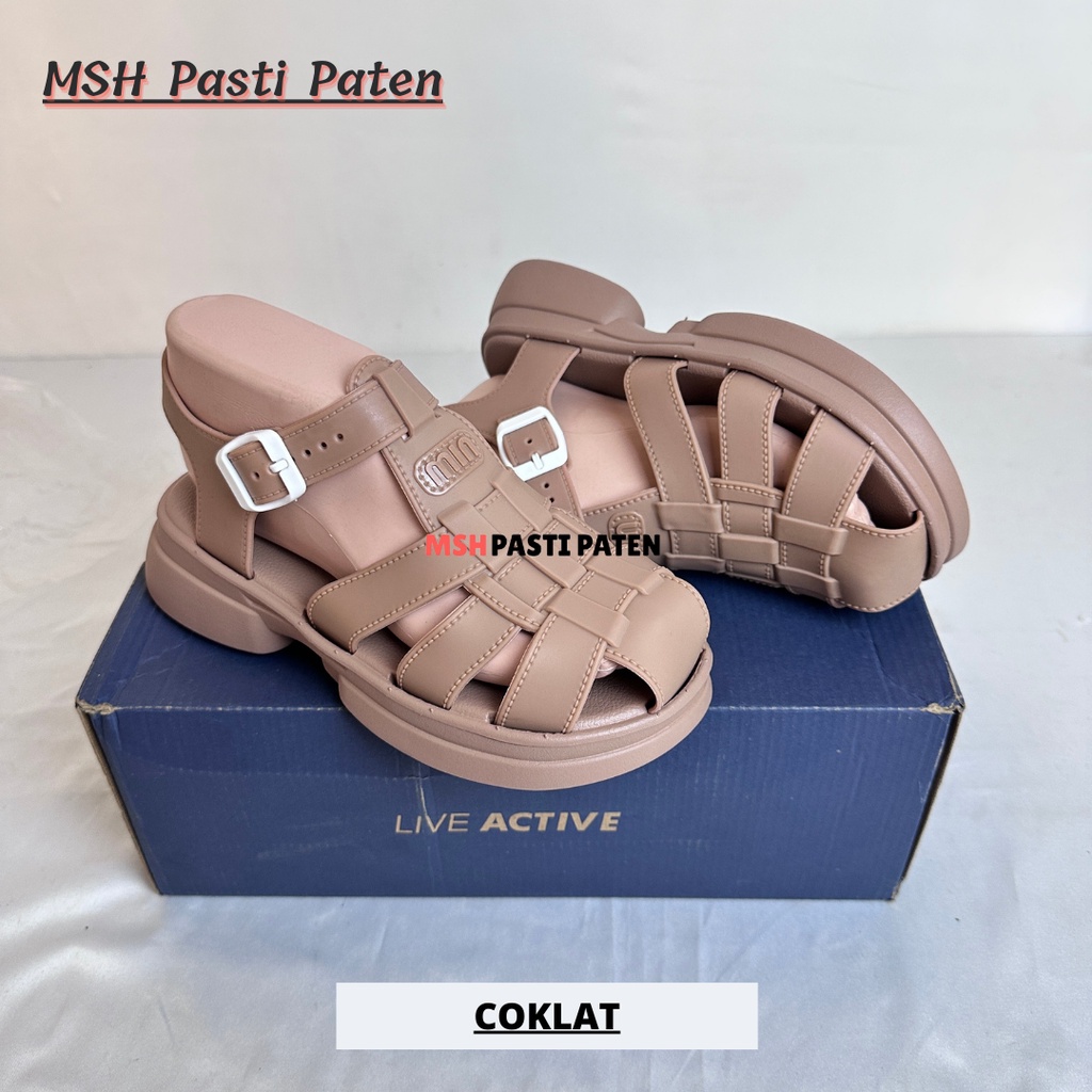 Sandal FlatpormStrap Shoes Wanita Import Anti Slip