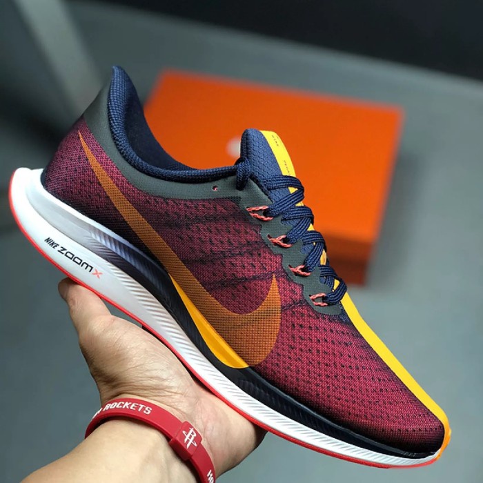Nike Zoom Pegasus 35 Turbo BNIB Premium Original Sepatu Sneakers Pria - Maroon, 40
