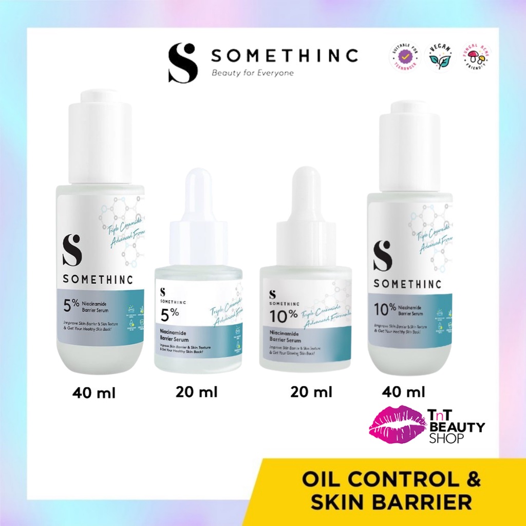SOMETHINC 5% Niacinamide Barrier Serum | SOMETHINC 10% Niacinamide Barrier Serum - 20ml - 40ml