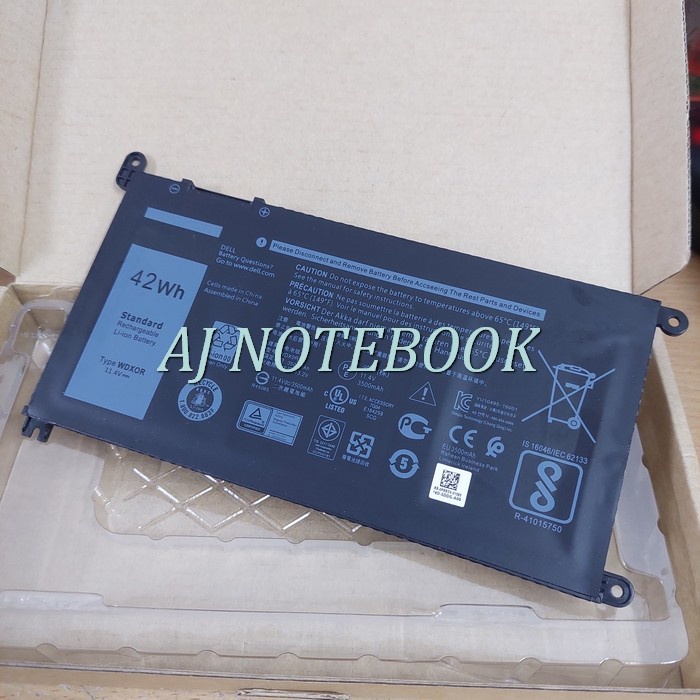 Baterai Dell Inspiron 14 7000 5567 7560 7472 7460 7368 (WDXOR) -AJNB