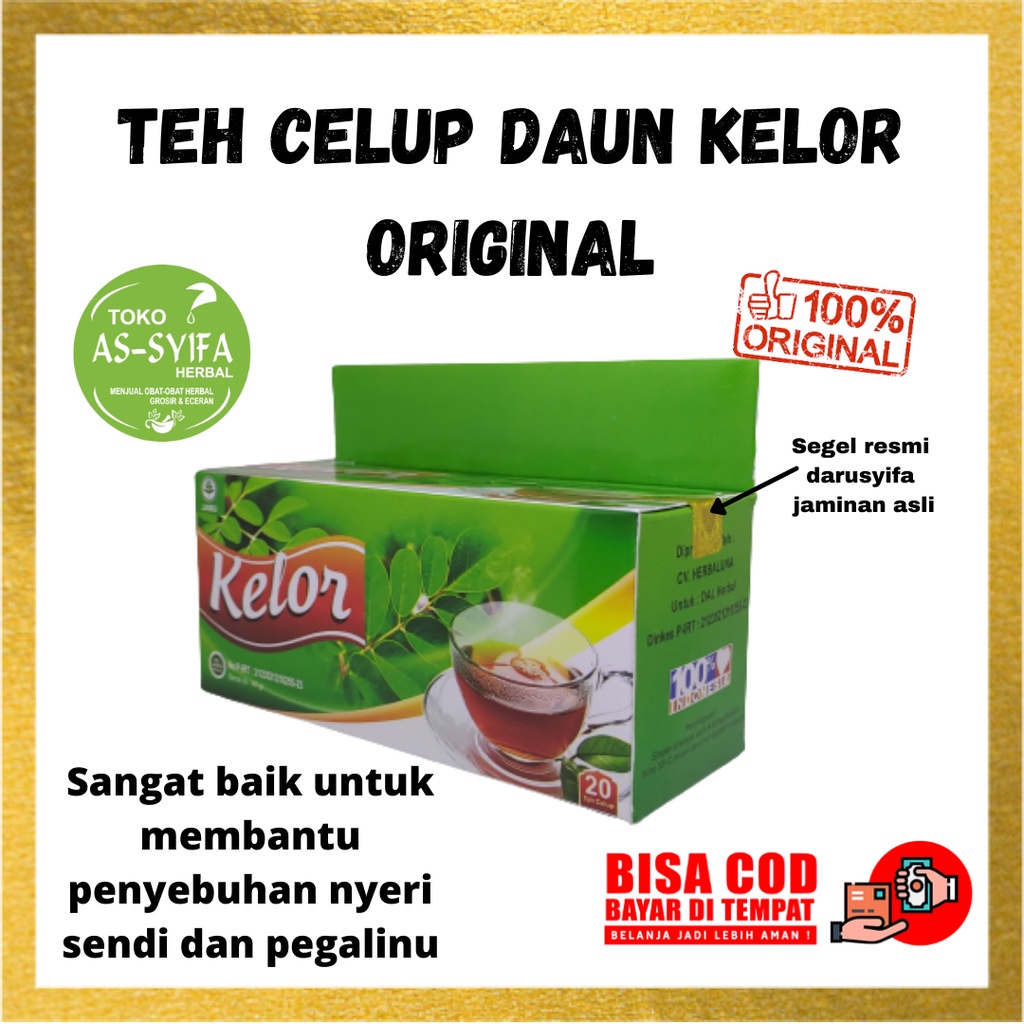

Teh Kelor Celup Murni Alami Darusyifa / Teh Celup Kelor Darusyifa / Teh Celup Kelor Asli zayn Store