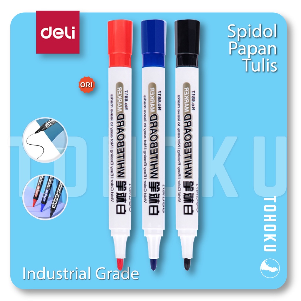 

Spidol Papan Tulis Deli Whiteboard Marker