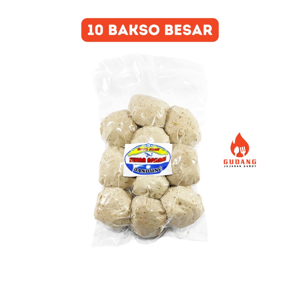 

Bakso / Baso Ikan Sinar Bahari Bandung 10 Bakso Besar Vacuum Tanpa Bumbu