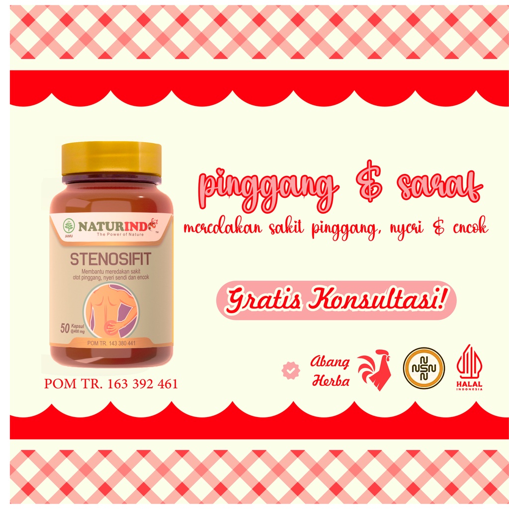 

Stenosifit (Herbal Special Syaraf dan Encok)