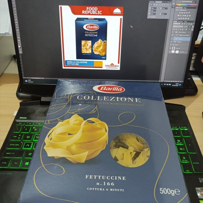 

Baria Coezione Fettucine Pasta N.166 500 gr Gandum Durum Fetucini