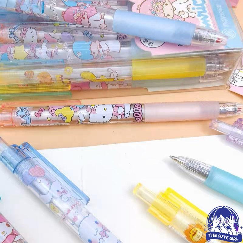 Pulpen/Gelpen Hitam 0.5mm Sanrio lucu - Stazionario