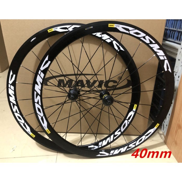 WHEELSET ROADBIKE 700C MAVIC COSMIC ELITE ALLOY 40MM RIM BRAKE