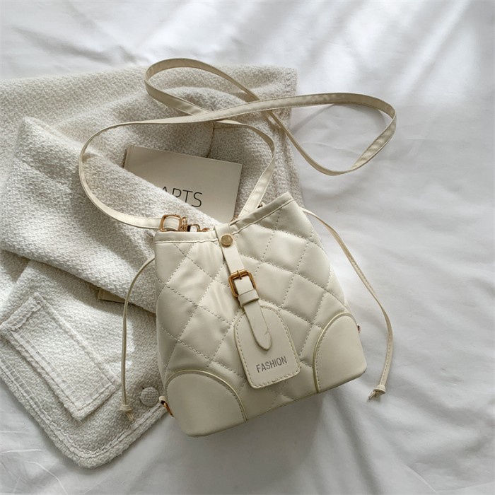 Promo - Tas Ransel Serut Wanita Multistyle Terbaru  Korea FA1048 - Putih - Sedia tas wanita kekinian