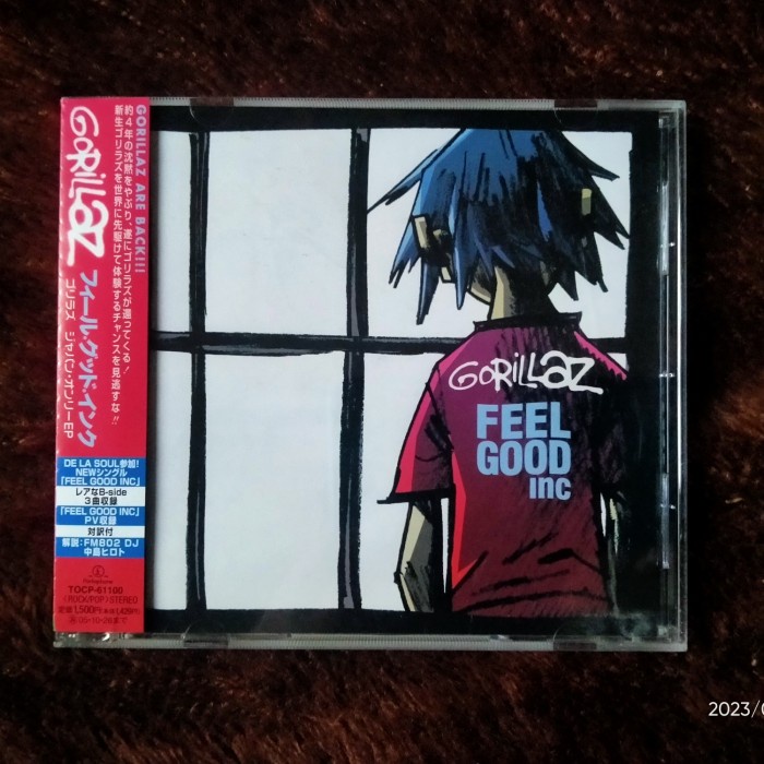 CD GORILLAZ FEEL GOOD INC JAPAN OBI