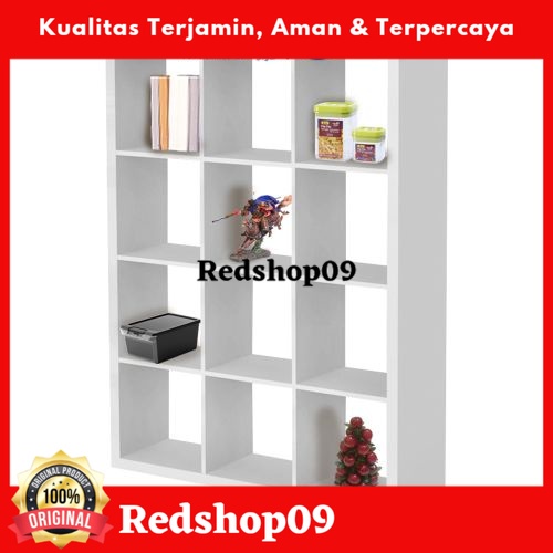 Informa Kubos Rak Buku 12 Kompartemen - Putih/Rak Buku