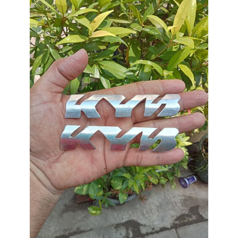 Emblem KYB shok depan PNP SKOK TIGER MEGAPRO VEGA JUPITER UNIVERSAL