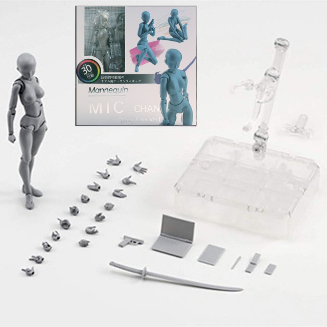 SHFiguart Body Kun / Chan - DX Set Mannequin Action Figure Model - Chan - Gray