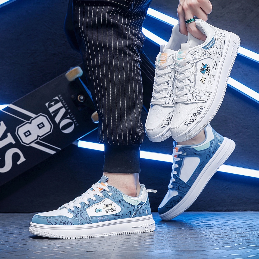 UKURAN SIZE 37 38 39 40 41 42 43 44 45 /PANARYBODY Sepatu Pria Import Sneakers Pria Hang Out Fashina