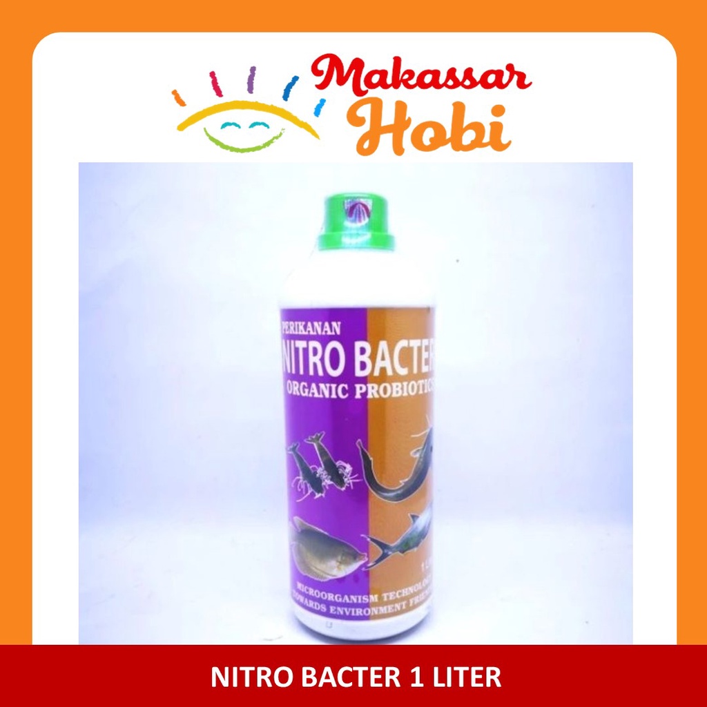 Nitro Bacter Bacteri 1L 1000ml Probiotik Nitrobacter Ikan Kolam Tambak