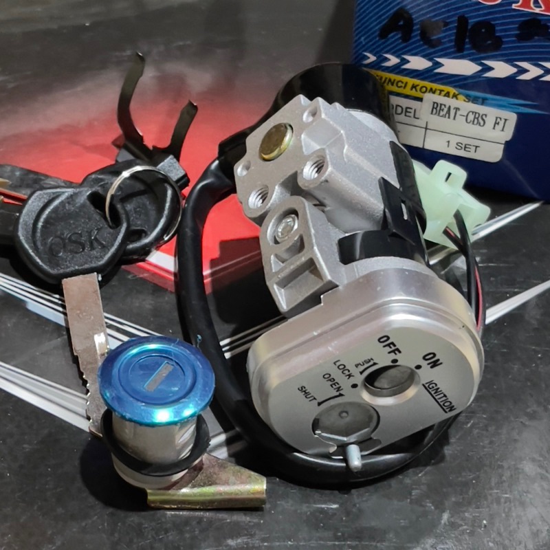 KUNCI KONTAK ASSY BEAT FI CBS OSK KONTAK SET BEAT FI