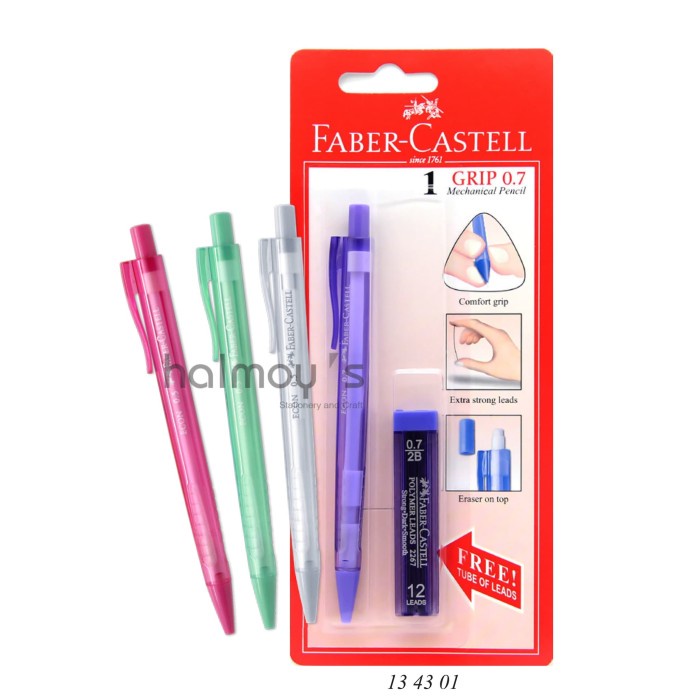 

PENSIL MEKANIK FABER CASTELL GRIP 0.7