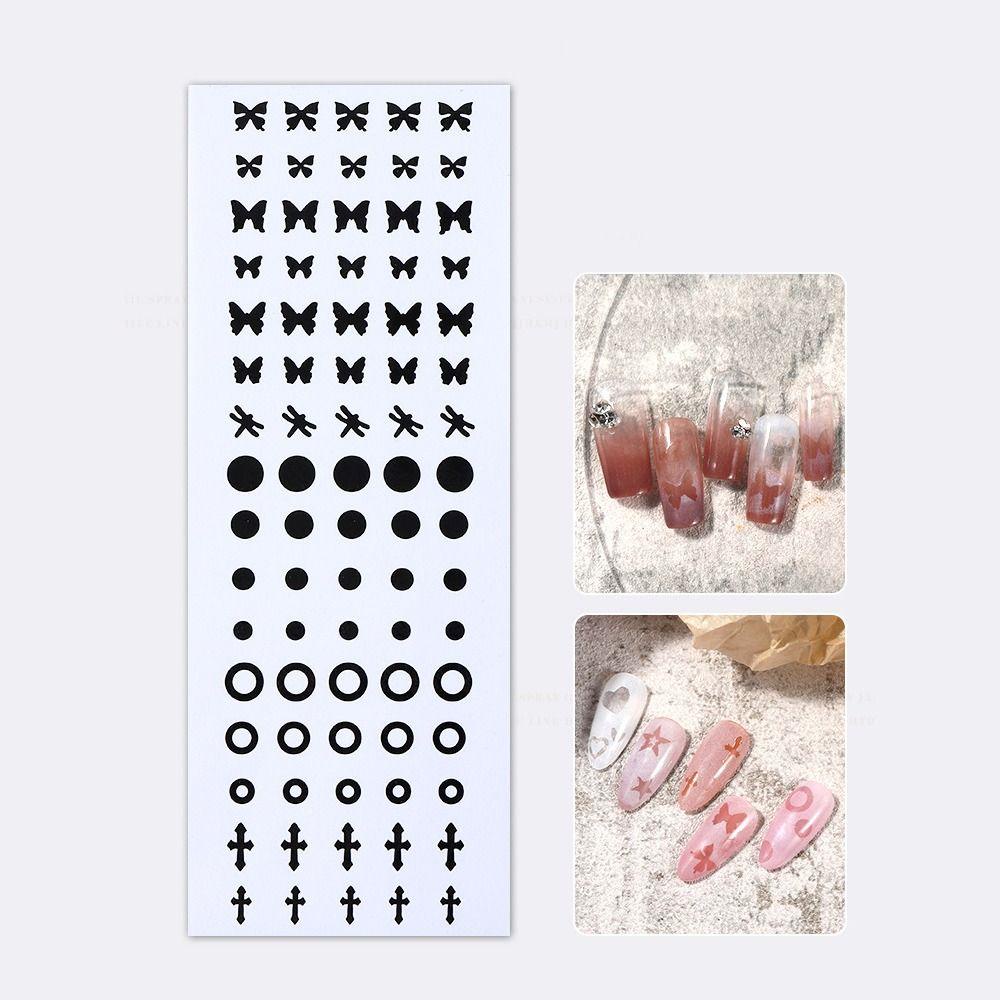 Mxbeauty Manicure Design Tools Hollow Stiker DIY Warna Gradasi Spons Sponge Kepala Inkjet Stensil Untuk Lukisan Kuku Spray Painting Stensil