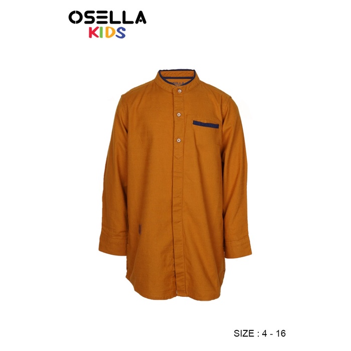 Osella Kids - Kemeja Lengan Panjang Anak Laki-Laki Warna Golden 2237380183