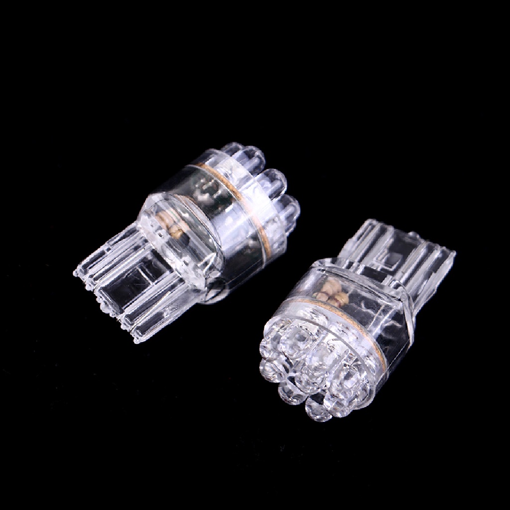 Gentlehappy 2Pcs T20 744377440 9LED Bohlam Lampu Rem Mobil Auto Stop Sein Lampu id