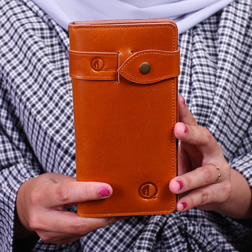 Dompet Wanita Panjang Berbahan Kulit Sapi Asli KF00 KUALITAS PREMIUM